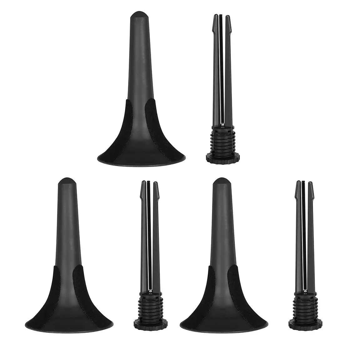 Black Trumpet Stand, 3 Counts/set Music Instrument Stand, Music Accessories for Trumpet, Musical Instrument Accessories for Home & Studio