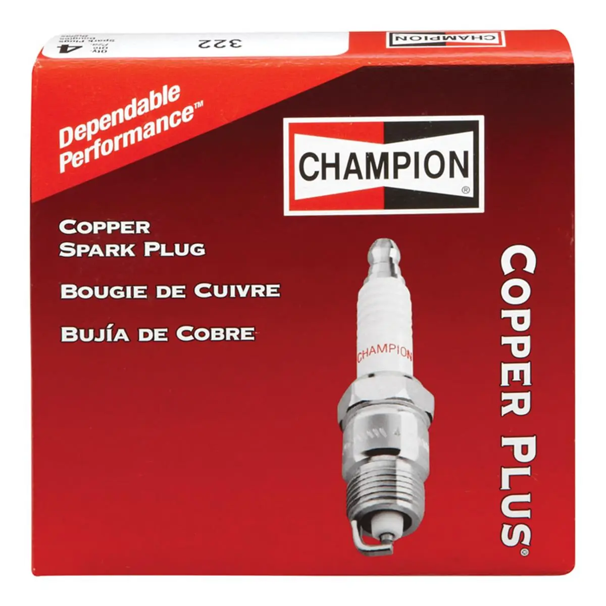Federal Mogul 322 RN11YC4 Copper Plus Threaded Spark Plugs - Pack of 4, for Engine Ignition (Tools & Hardware, Specialty Garden Tools)