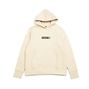 Organic Logo Hoodie - Tan, Black, and Green