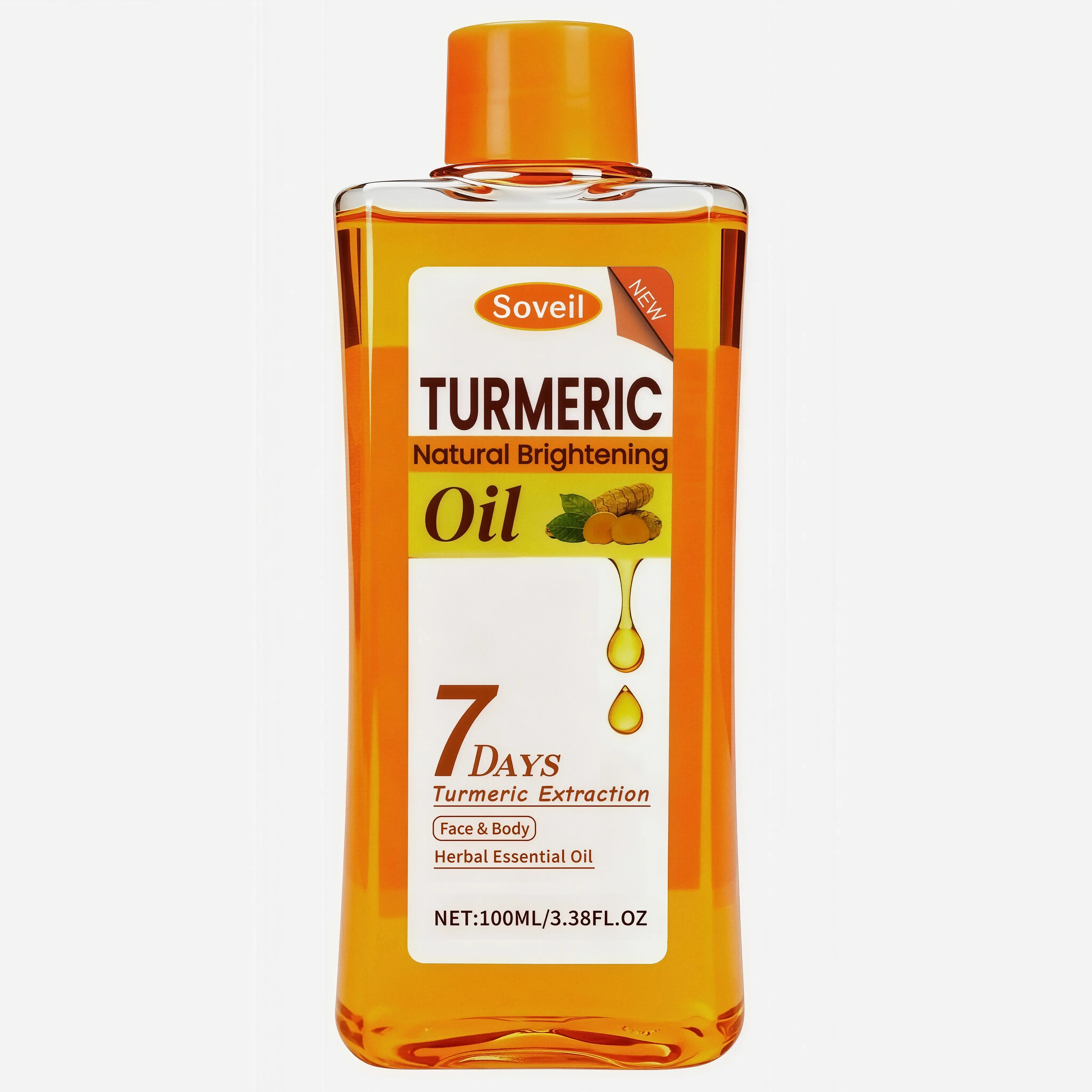 100ml Turmeric Vitamin C Shiny Oil