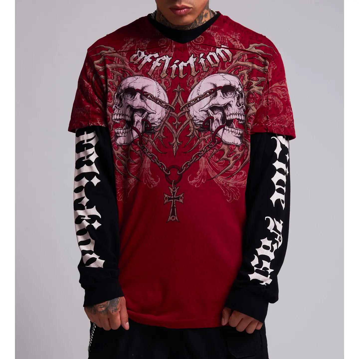 Affliction Men's Collapse 2fer