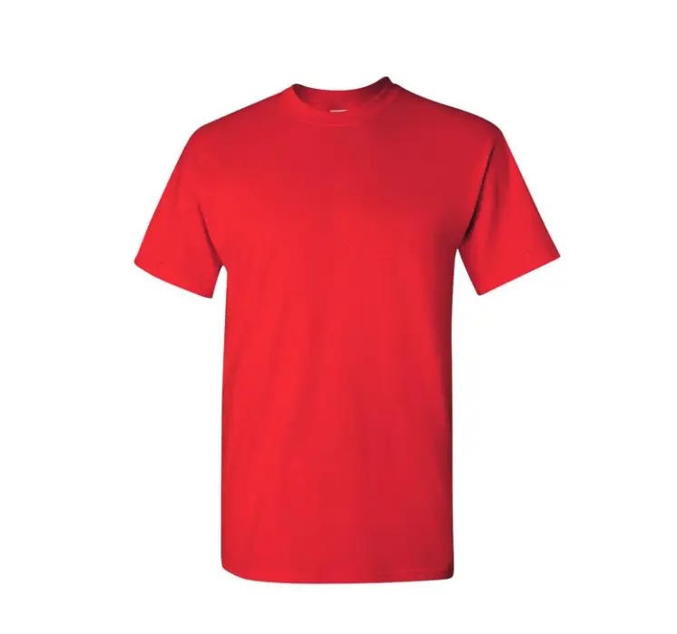 Gildan - Heavy Cotton T-Shirt  - Red - Size  5XL