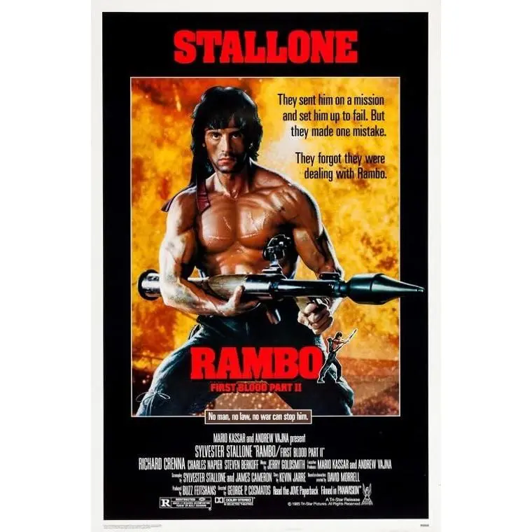 Rambo First Blood Movie Poster - 24" x 36"