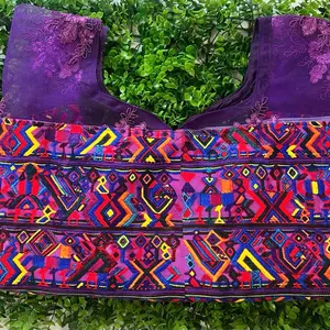 Size:M Huipil Sublimado Indumentaria Maya Ixil de Guatemala Traditional Design for Cultural Events and Authentic Maya Ixil Clothing Women's Summer Top Blouse