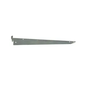 Econoco SMG-14 Heavy-Duty 14 in. Thin Line Tap-in Mounting Bracket, Silver Mounting Brackets for Household Appliance Hardware Accessories