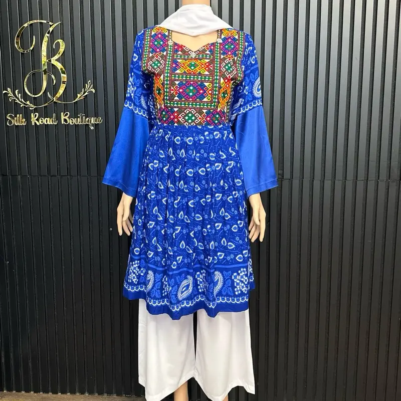 Afghan  gulnigar 3 piece cotton women dress