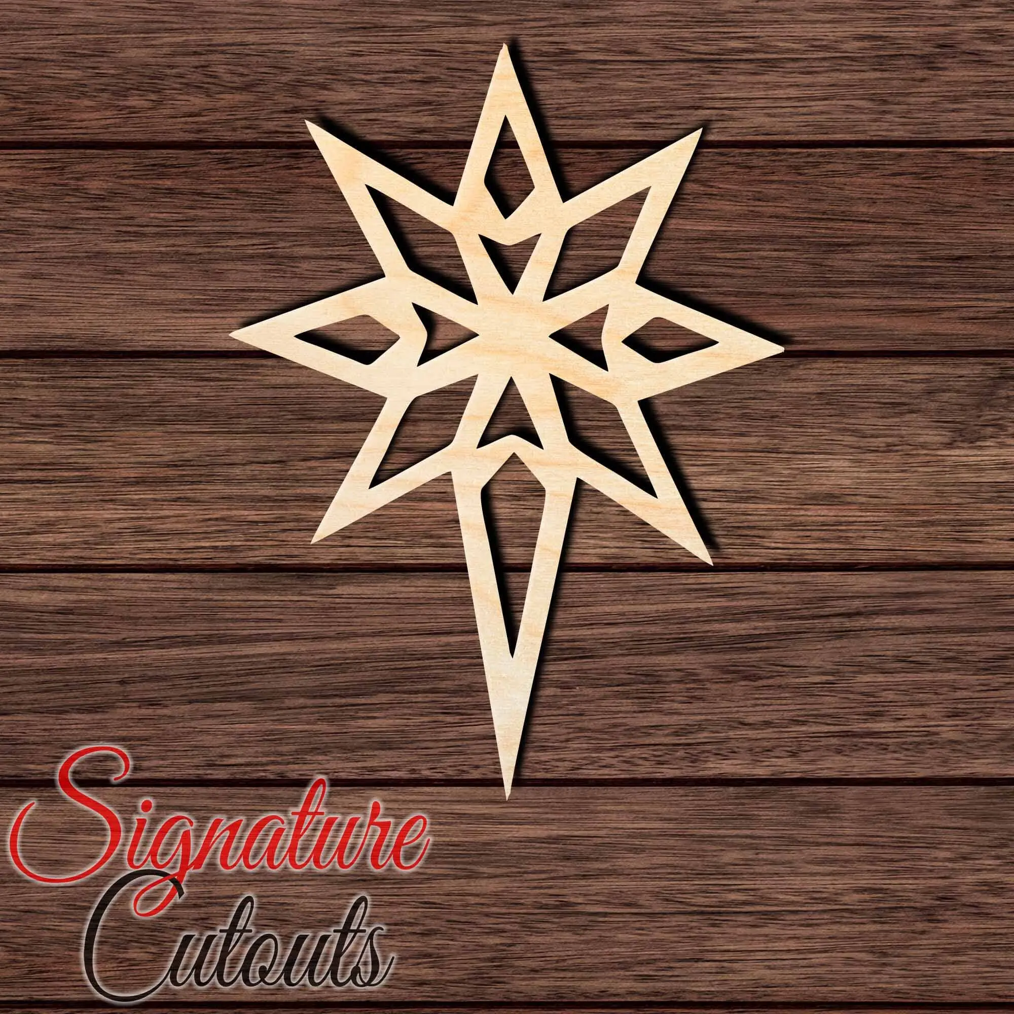 Bethlehem Star 002 Shape Cutout
