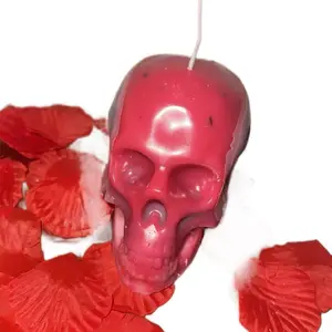 Skill Candles - Decorative Candle with Skull Design in Assorted Colors, Ideal for Home Decoration and Ornaments
