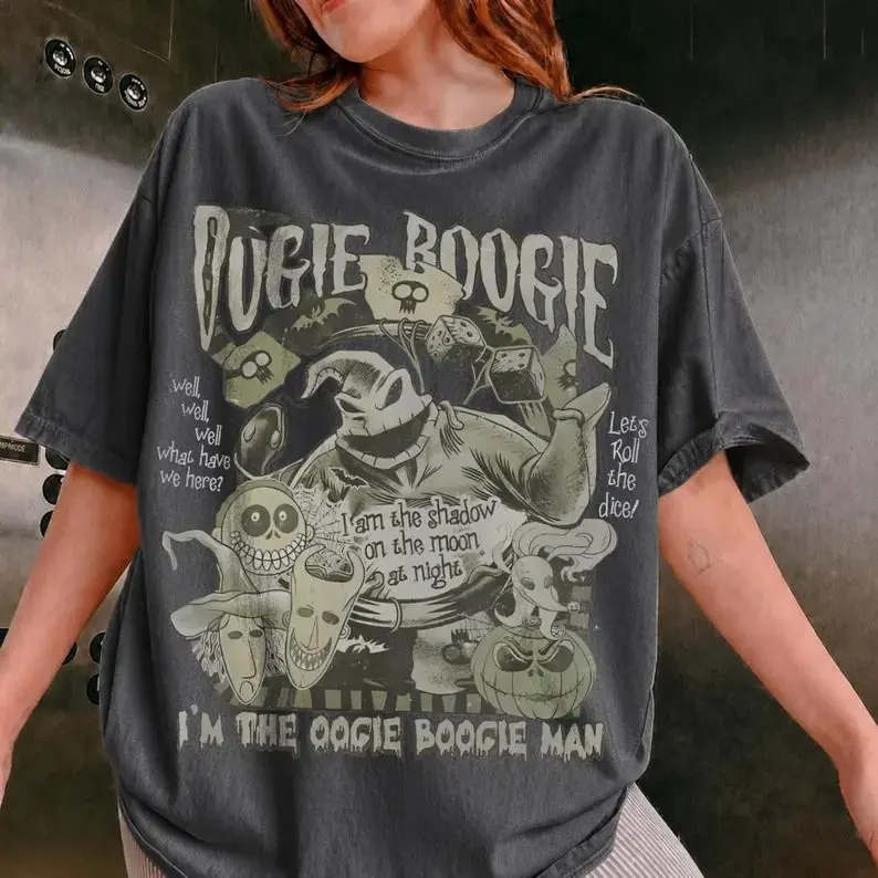 Retro the Nightmare Before Christmas Halloween 2026 Tee, OogieBoogie Shirt, Halloween Shirt, Spooky Season Gifts Tee