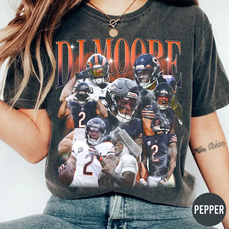 Dj Moore Chicago Cinema Bootleg Football Shirt