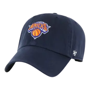47 Brand NEW YORK KNICKS CLEAN UP SNAPBACK HAT NAVY