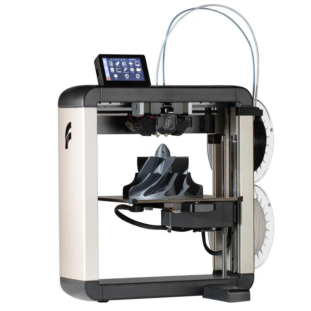 FELIXprinters Pro 3 Dual-Head Professional 3D Printer | Auto Calibration, 32 dBA Quiet, WiFi + Webcam