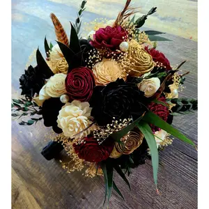 Moody Wine and Black Bouquet