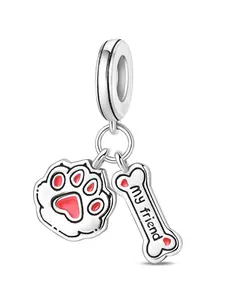 DIY Cute Pet Claw Bone Pendant, Animal Pendant, Stylish Playful Charm, Perfect for DIY Necklaces & Bracelets, Ideal Thanksgiving Gift, Jewelry Making Supplies