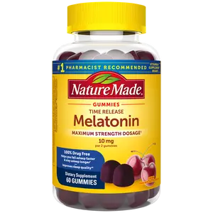 Time Release Melatonin Gummies Maximum Strength Dosage‡ 10 mg Per Serving