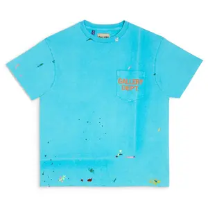 Gallery Dept. Vintage Logo Painted Tee Turquoise (men) by StockX