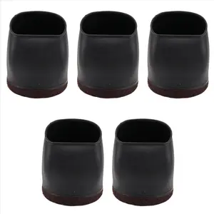 Rubber Bed Office Chair Wheel Stopper Furniture Legs Caster Cups Chair Feet Floor Protectors Felt Pads