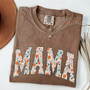 Mama Floral Shirt, Comfort Colors Mama Tee, Vintage Flower Mama Shirt, Mothers Day Gift Shirt, Cute Mom Graphic Tee