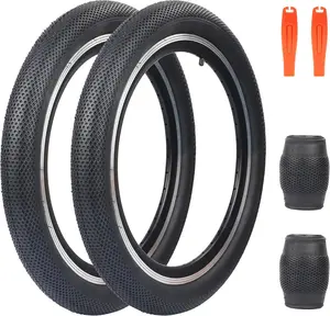 20 inch   Tire Colorful Anti-Slip Tire 20 x 2.4 inch Foldable Replacement  Terrain Tire with Levers for  Bicycle BMX Mountain  Folding  Multiple Colors