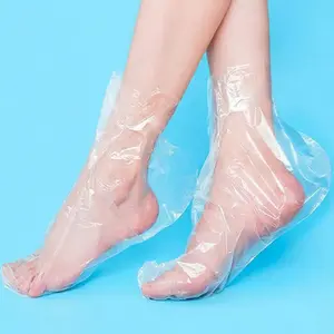 100-Pack Disposable Foot Covers | Transparent & Waterproof!