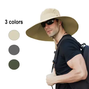 Super Wide Brim Sun Hat, UPF 50+ UV Protection, Waterproof & Breathable Bucket Hat, Unisex, Perfect for Fishing, Hiking, Camping, and Outdoor Activities (Father's Day Gift) protection hat ideal choice
