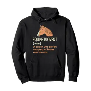 Fun Horse Lover Humor| Funny Horse Definition Pullover Hoodie - Comfort Meets Style - Best Gifts for Men Women Dad Mom Sister Brother Friends
