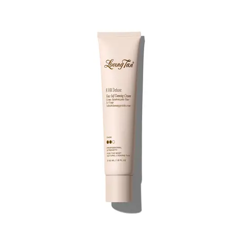 8 HR Deluxe Face Self-Tanning Cream Dark - Lightweight Face Care