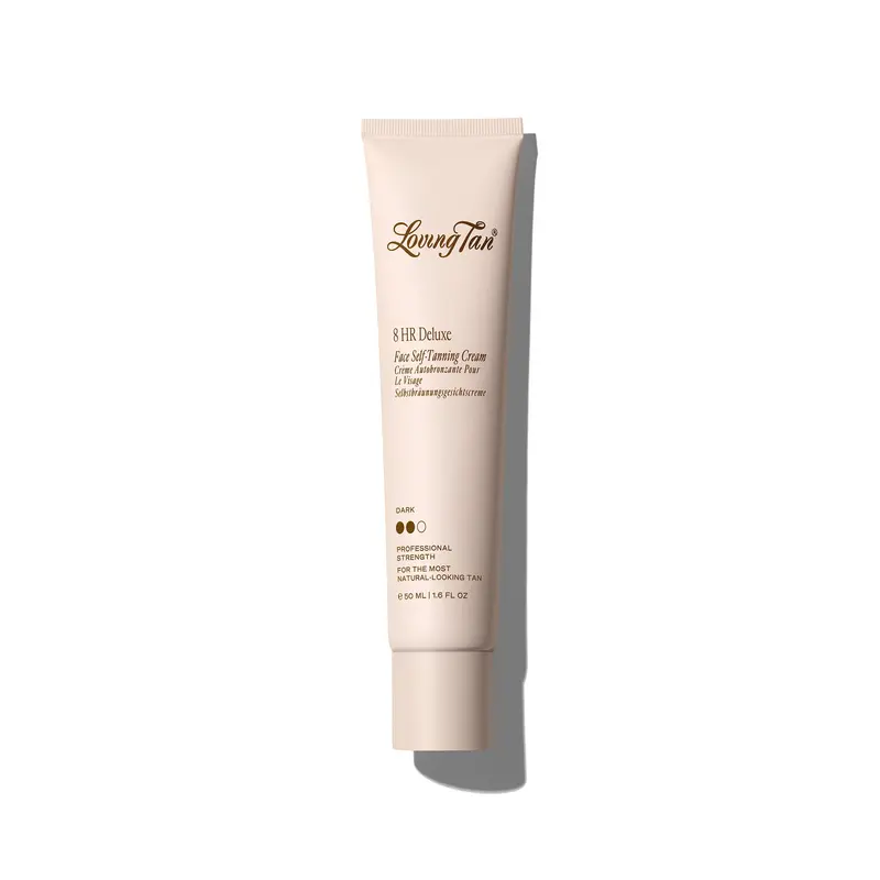 8 HR Deluxe Face Self-Tanning Cream Dark - Lightweight Face Care