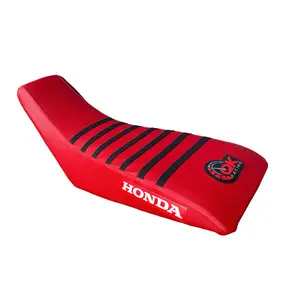 QK Racing HONDA TRX 400EX MULTI GRIP SEAT COVER 1999 2007 RED SIDES BLACK TOP RED HONDA