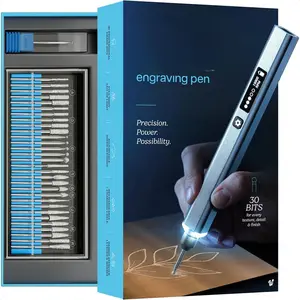 Engraving Pen for Metal, Wood, Glass, Plastic & All Materials - Cool Easter Gift Ideas - Engraver Pen Tool - Teen Boy Gifts - Unique Gifts for Women, Teenage Girl - Craft Kits for Adults
