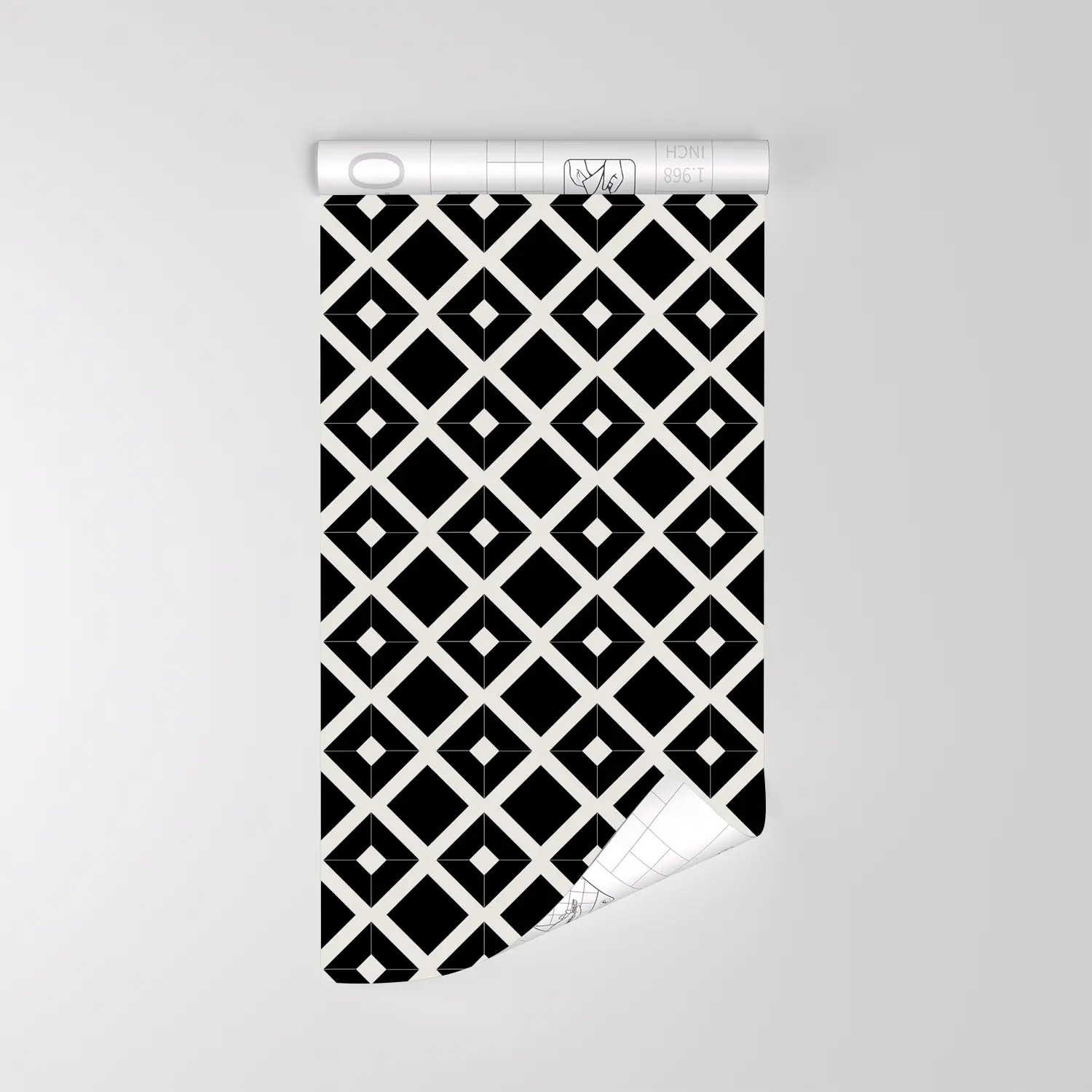 Minimalist Geometric Wall Stickers, Living Room Sofa Backdrop Decor, Self-Adhesive Vinyl, Easy Peel & Stick, Multiple Sizes Available