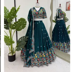Lehnga with CanCan Inside the Skirt Beautiful Stiched Lehnga Ready to Wear in diffrent colors  with Embroidered Details Womenswear