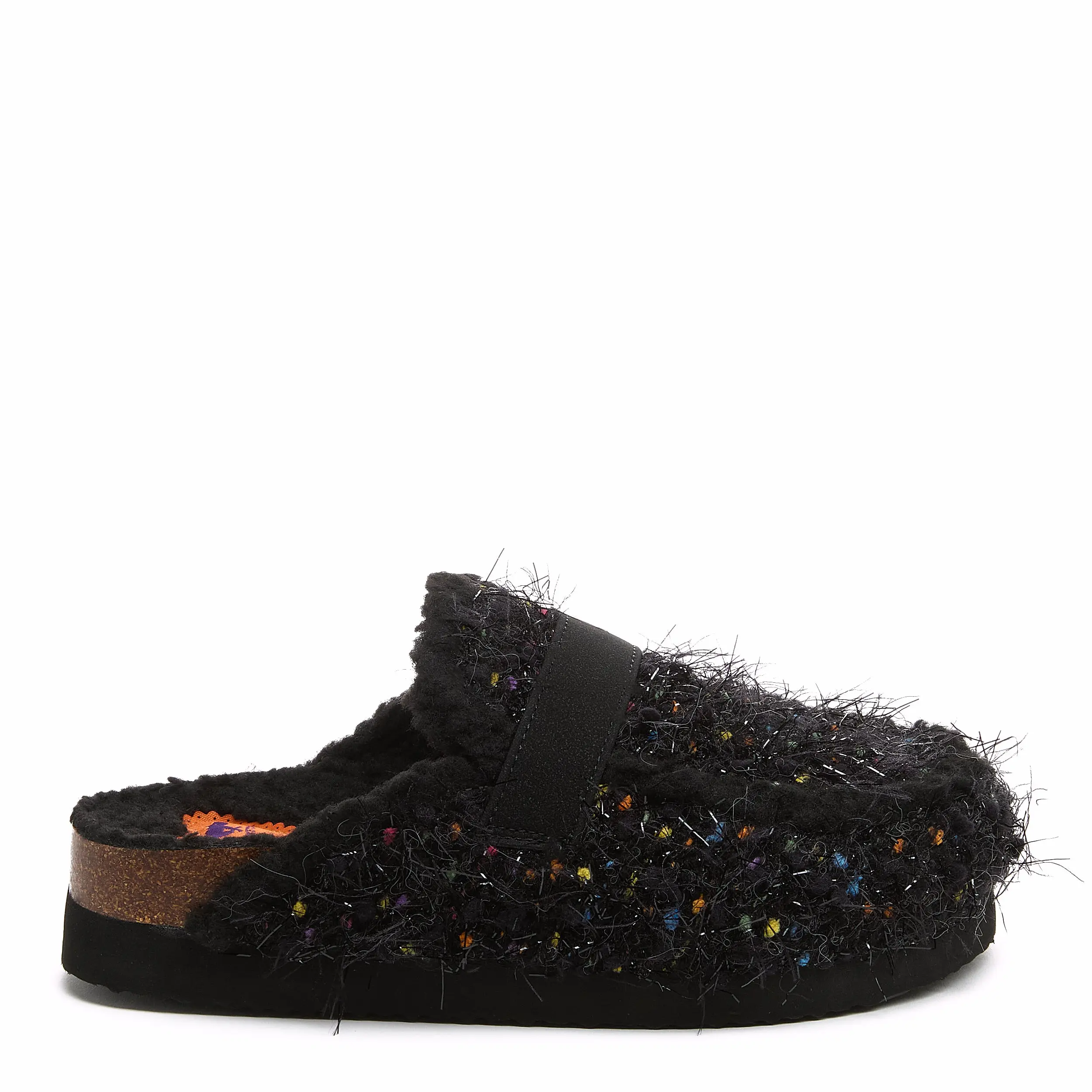 Artic Black Glam Mule