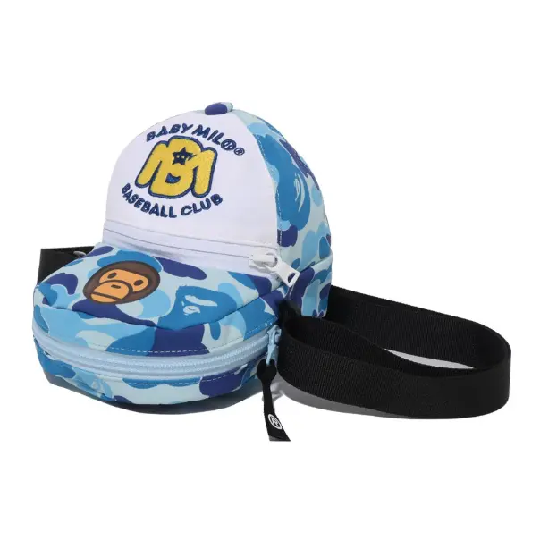 Bape Baby Milo Cap Shoulder Bag ABC Blue Camo