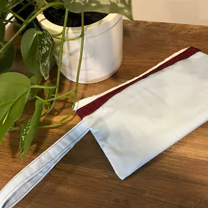 Powder blue wristlet