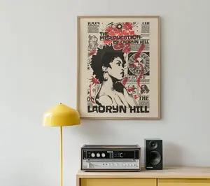 [SALE UP TO 50% + FREE SHIP] Lauryn Hill Vintage Inspired Matte Vertical Poster
