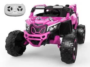 24V Kids UTV Ride-On Car with Parent Remote Control, 4-Wheel Suspension, 3 Speeds, Bluetooth/MP3/LED Lights for Kids Outdoor Play, High-Performance Electric Off-Road Toy for Ages 3+