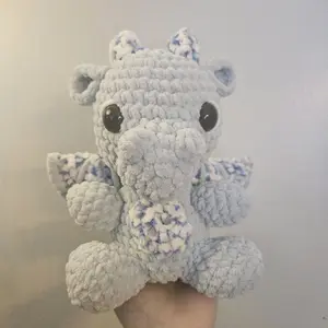 Handmade Crochet Dragon Plushie