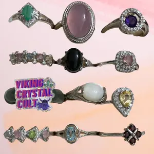 Intuitively Chosen Genuine Crystal Ring