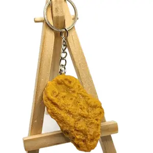 Realistic Chicken Nugget Keychain - Quirky & Fun Durable Lightweight Design Perfect Gift for Chicken Nugget Fans