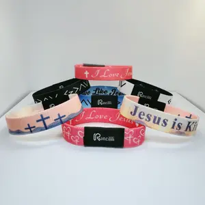 [5 packs] Daily Audio Bible Verse Wristband, Scannable NFC, Christian Gifts Easter Gift Christmas Gift, Works with both iOS and Android Smartphones. Baptism Gift