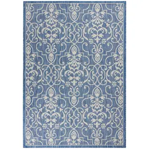 Nourison Home Country Side CTR04 Denim Transitional Power-loomed Rug