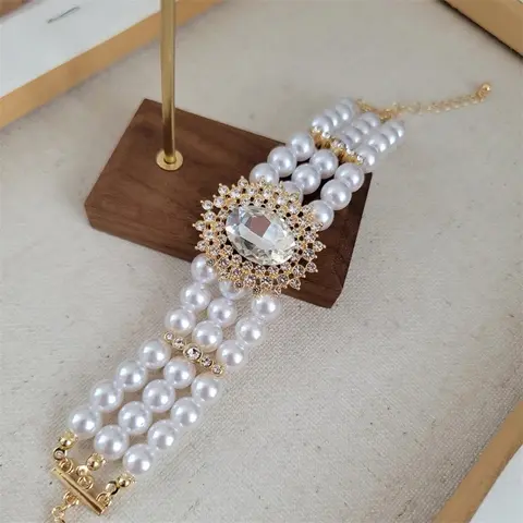 Clearance Sale: Unisex 2-Piece Bead Costume Jewelry Set - Casual Daily Bracelet and Necklace Combo, Note: Choking Hazard Is a Small Ball