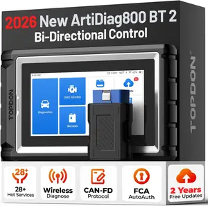 TOPDON AD800BT2 OBD2 Scanner, Full System Car Diagnostic Tool with 28+ Reset Services, for 80+ Car Brands fathersdaygift, Digital Automotive Tester, Automotive Tools, Father's Day