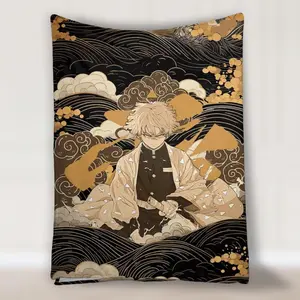 Zenitsu Demon Slayer   Blanket – Anime Throw Blanket – Cozy Bedroom Decor – Cute Warm Home Blanket – Anime Lover Gift  Christmas gift   DreamyDwell Textiles