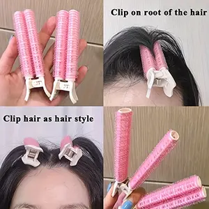 4pcs Hair Curlers Volumizing Curlers Root Clips Fluffy Instant Bangs Heatless Curlers Heatless Styling Tools Christmas Gift Christmas Gift
