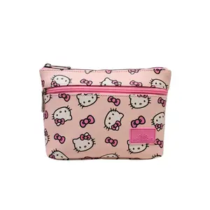 Hello Kitty®️ Double Zipper Makeup Pouch
