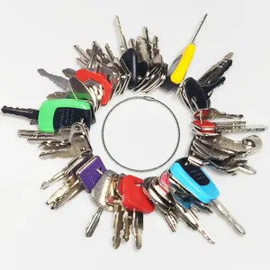 60 Heavy Equipment Keys Master Set Consturction Ignition Keys for Kubota JCB Cat Yanmar Honda Ditch Witch Backhoes Excavators Forklifts Loaders Tractors Bullozers and Other Construction Equipments