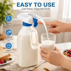 Deals For You – Hands-Free Electric Gallon Bottle  Drink Pump, Auto Beverage Dispenser for Fridge,  No Spill Milk Water Juice Pump for Kitchen Family  Use – Cool Kitchen Gadget Housewarming Gift  Idea【Summer· DFYD · Restock】 summergarden