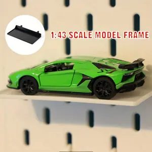 1 pc 1:43 Scale Pegboard Model Car Frame - Perfect for Model Car Storage & Display in Living Room, Bedroom, Bar - Ideal Halloween & Christmas Gift